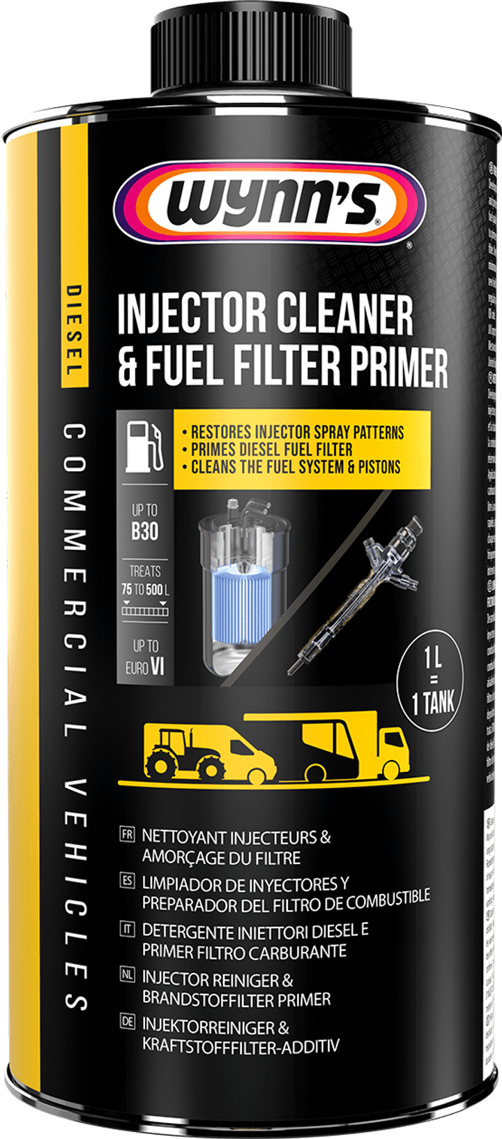 Commercial Vehicle Injector Cleaner & Filter Primer